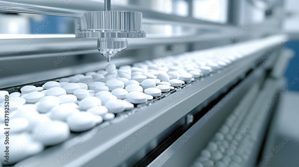 Poster a robotic compounding machine preparing customized medication formulations.
