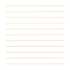 Gold writing lines.