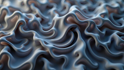 Abstract smoky texture with realistic patterns, natural calmness