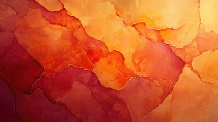Abstract orange and red textured background with natural stone-like patterns and fluid shapes for modern design projects