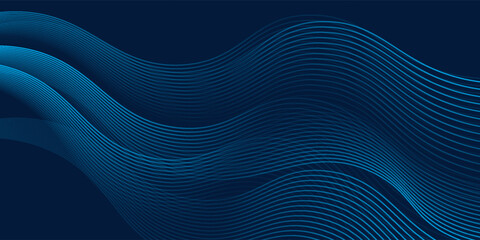 Premium background design with diagonal dark blue line pattern. Vector horizontal template for digital lux business banner, formal invitation, luxury voucher