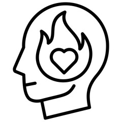 Enthusiasm Outline Icon