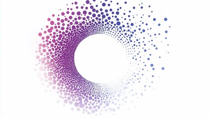 Abstract Swirling Dot Pattern Design Background