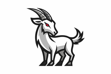 Fototapeta premium goat logo vector