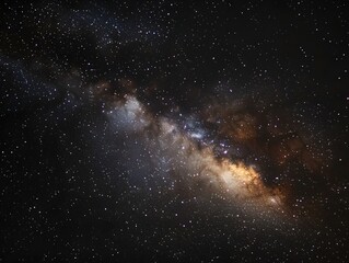 Obraz premium 51. A faint star barely visible among the stars in the Milky Way