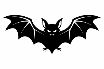 halloween bat silhouette vector