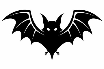 halloween bat silhouette vector