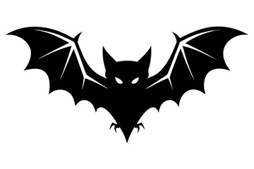 halloween bat silhouette vector