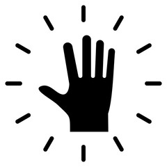 Confidence Glyph Icon