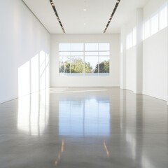 Empty white room