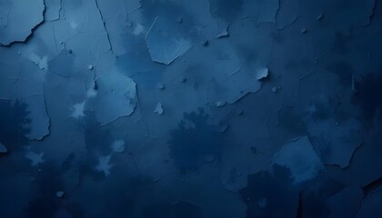Deep Blue Distressed: A Dark Abstract Canvas