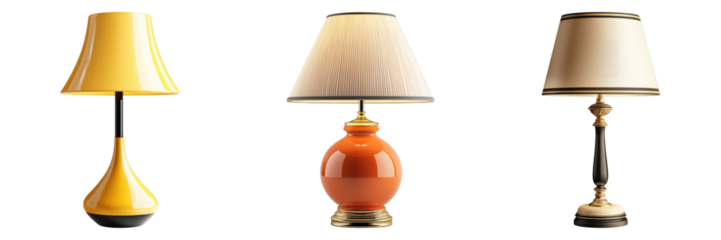 Lamp isolated on transparent background. PNG , se of