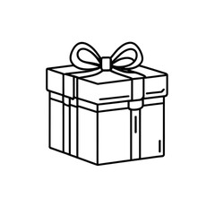 Obraz premium リボン付きのプレゼントボックス｜Gift Box with Ribbon