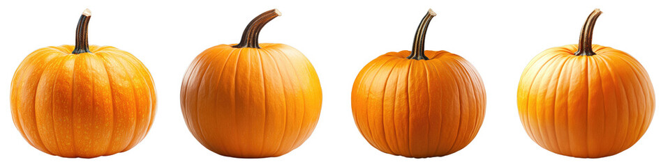 Pumpkin isolated on transparent background. PNG , se of