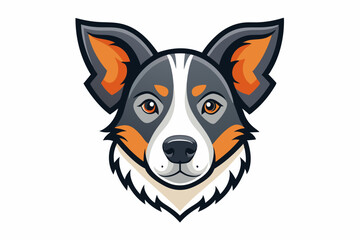 dog head vector