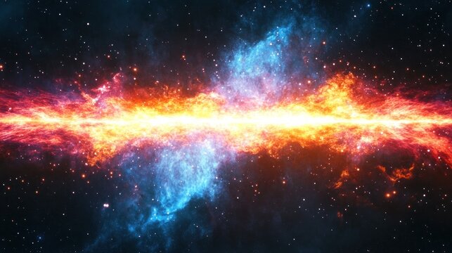 Dramatic interstellar cosmic cloud and star formation in deep cosmic space