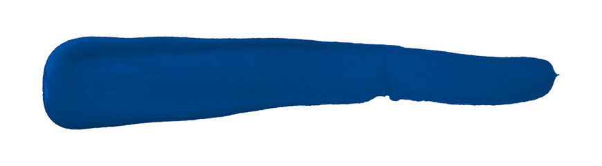 blue brush isolated on transparent background