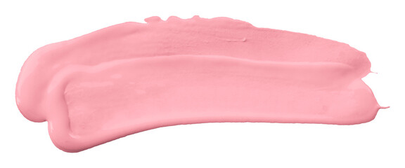 pink brush isolated on transparent background