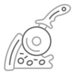 Pizza cutting Icon