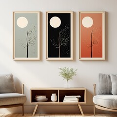 Minimalist Contemporary Abstract Design for Stylish Interiors