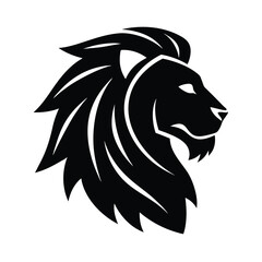 Lion Head Icon Vector 