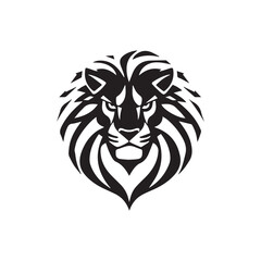 Lion head logo icon, lion face vector Illustration