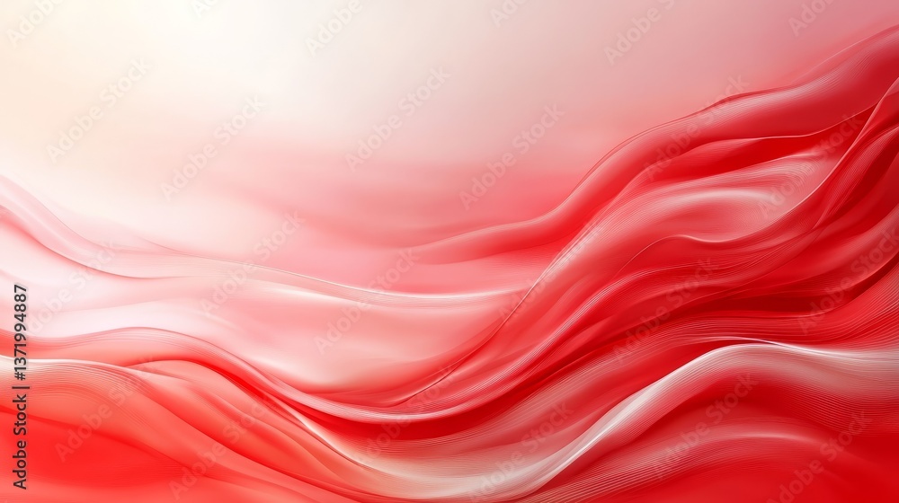 Poster abstract background with flowing wavy lines, modern minimalist design for creative projects