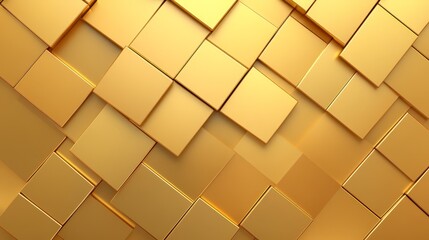 Golden square pattern,  luxurious textured background for modern design golden