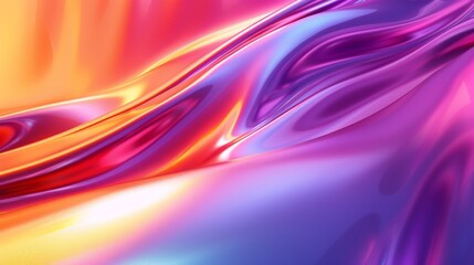 Obraz premium Abstract swirling gradient of orange, pink, and purple background.