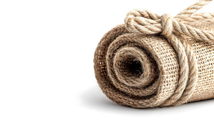 Crafting and utilizing natural jute rope for eco-friendly projects indoor and outdoor diy textured and sustainable environment