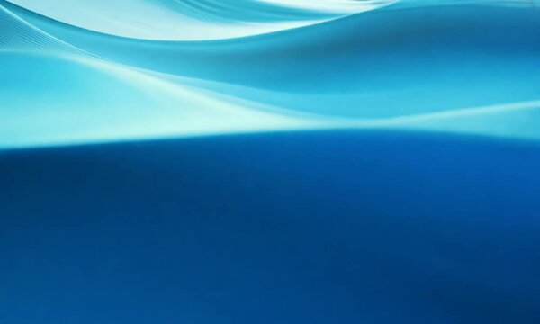 Smooth Blue Wave Abstract Motion Background