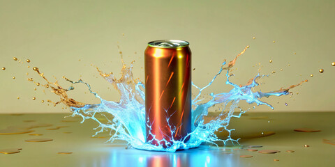 High-Energy Boost Dynamic Energy Drink Advertisement