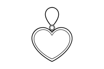 Heartshaped locket pendant, elegant jewelry design, romantic gift