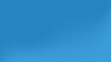 Blue halftone wave background. Suitable for comics, prints, posters, etc.