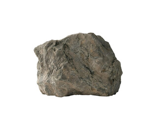 Obraz premium granite rock isolated on transparent background 