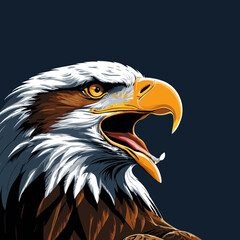 flying eagle vector art for graphic design needs