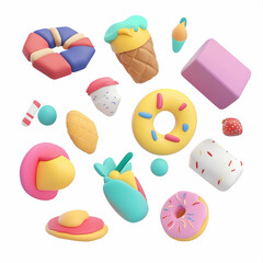 Isometric 3D Food Icons – Modern and Eye-Catching