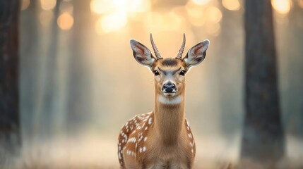 Forest fawn portrait