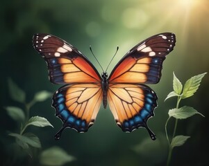 Fototapeta premium Monarch of the Meadow