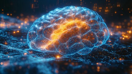 Digital Brain with Expanding Neural Network – The Future of Artificial Intelligence. Generative AI