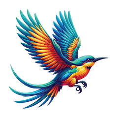 Obraz premium Tropical bird vector design