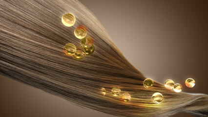 Nourishes and conditions hair to be smooth, shiny and 3D.EP_2