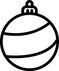 Christmas Ball Ornaments Icons