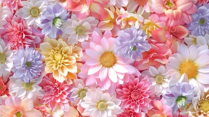 Dive into the Enchanting Realm of Three - Dimensional 3D Flower Background Pictures! These aren't just ordinary backgrounds; they're immersive, lifelike scenes that bring the beauty of nature indoors.