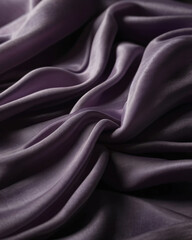 Obraz premium The purple silk material appears soft and luxurious.