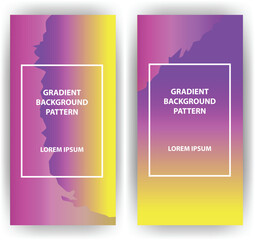 Fototapeta premium Gradient Background Pattern (2)