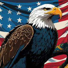 flying eagle vector art for graphic design needs