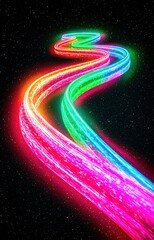 abstract background with colorful stars