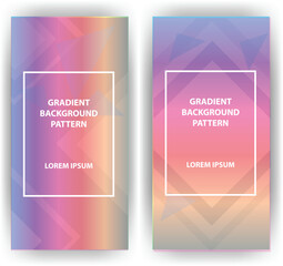 Fototapeta premium Gradient Background Pattern (4)