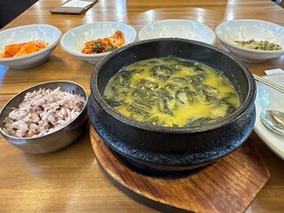 조개 미역국